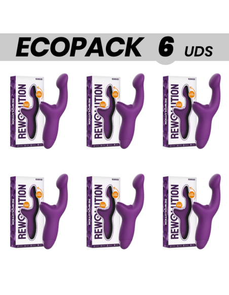 ECOPACK 6 UDS - REWOLUTION REWOKISS VIBRADOR ESTIMULADOR PUNTO A