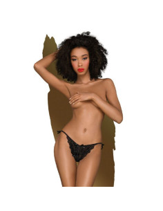 PENTHOUSE - TOO HOT TO BE REAL THONG BLACK S-M