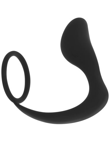 OHMAMA - SILICONE ANAL PLUG WITH RING 10.5 CM