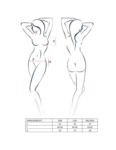 PASSION - WOMAN EXPRESSION SET SIZE L-XL FETISH