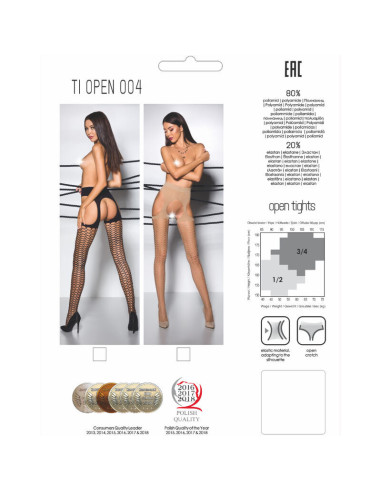 PASSION - TIOPEN 004 BLACK TIGHTS 1-2 40 DEN