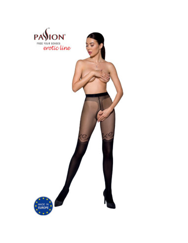 PASSION - TIOPEN 012 BLACK TIGHTS 1-2 20-40 DEN