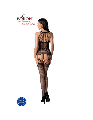 PASSION - BS095 BLACK BODYSTOCKING ONE SIZE