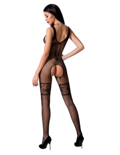 PASSION - WOMAN BS069 BODYSTOCKING BLACK ONE SIZE 2