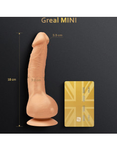 G-VIBE - GREAL MINI VIBRATORIUS DILDO IŠ NATŪRALIAUS SILIKONIO 2