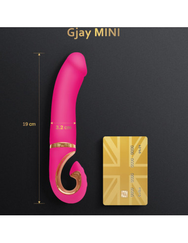 G-VIBE - GJAY MINI ROŽINIS SILIKONINIS VIBRATORIUS