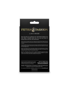 NS NOVELTIES - FETISH and FASHION LACE HOOD WHITE 2
