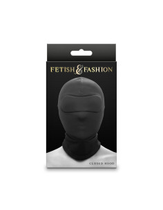 NS NOVELTIES - FETISH and FASHION CLOSED HOOD NYLON BLACK 2