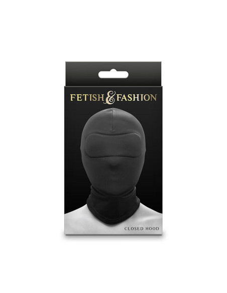 NS NOVELTIES - FETISH and FASHION CLOSED HOOD NYLON BLACK