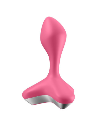 SATISFYER – ROŽINIS ŽAIDIMŲ KEIČIANTIS KIMŠTUKAS VIBRATORIUS ELEMENTAS