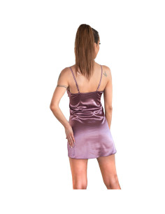 LIVCO CORSETTI FASHION - JACQUELINE LC 90249 DRESSING GOWN SHIRT PANTY VIOLET S-M 2