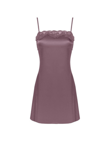 LIVCO CORSETTI FASHION - JACQUELINE LC 90249 DRESSING GOWN SHIRT PANTY VIOLET S-M