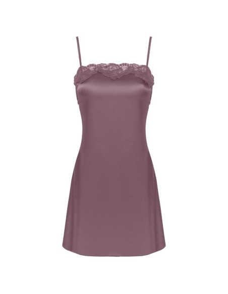 LIVCO CORSETTI FASHION - JACQUELINE LC 90249 DRESSING GOWN SHIRT PANTY VIOLET S-M