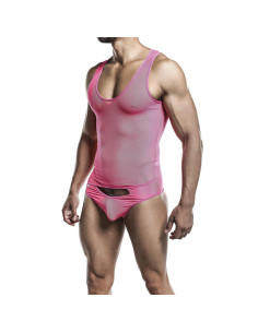 MOB - TRANSPARENT PINK BODYSHEER SIZE L-XL 2