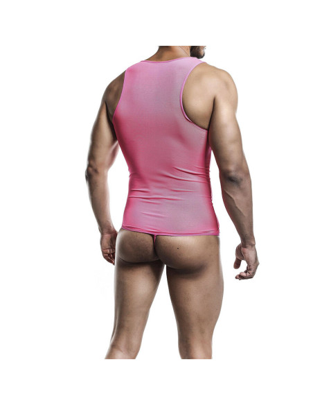 MOB - TRANSPARENT PINK BODYSHEER SIZE L-XL