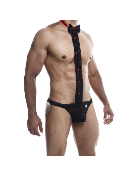 MOB - TUXEDO WITH LACE THONG SIZE L-XL