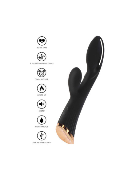 TOYJOY - IVY CASSIA XTRA INTENSE VIBRATOR CLITORIS STIMULATOR BLACK
