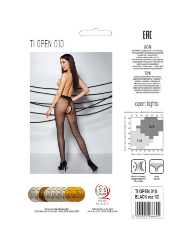 PASSION - TIOPEN 010 BLACK TIGHTS 1-2 20 DEN