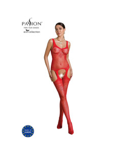 PASSION - ECO COLLECTION BODYSTOCKING ECO BS008 RED