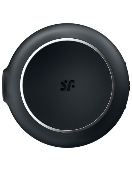 SATISFYER - PRO TO GO 3 DVIGUBAS ORO IMPULSUOTOJAS IR VIBRATORIUS JUODAS