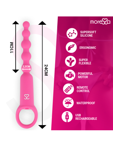 MORESSA - RONIE REMOTE CONTROL ANAL PLEASURE PINK