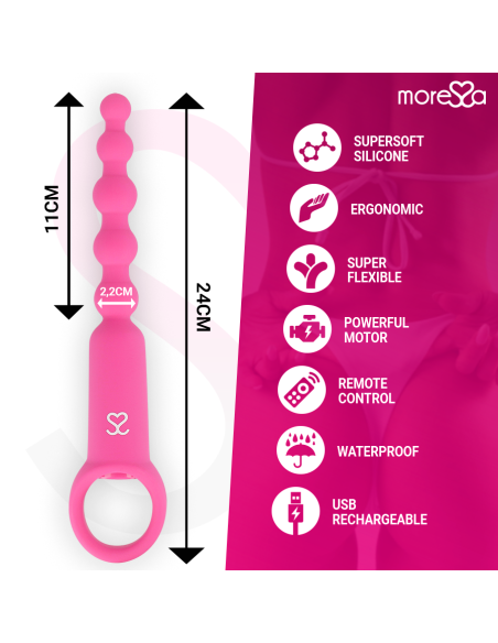 MORESSA - RONIE REMOTE CONTROL ANAL PLEASURE PINK
