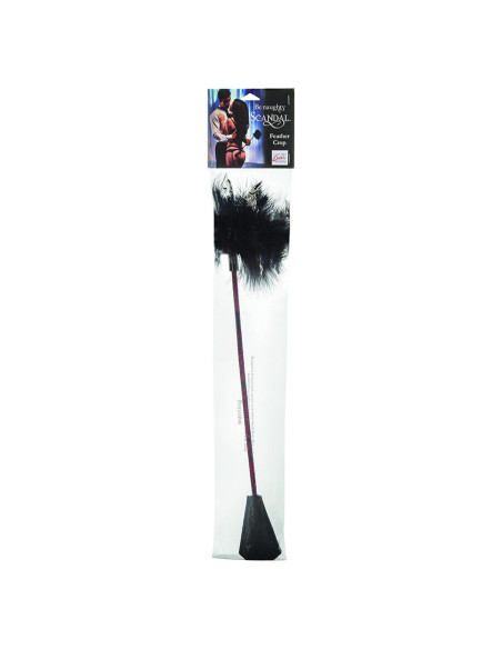 CALEXOTICS - SCANDAL BLACK FEATHER WHIP