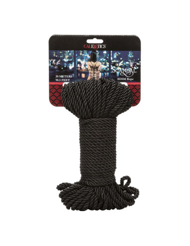 CALEXOTICS - SCANDAL BLACK BDSM ROPE 30 M