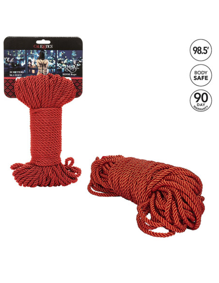 CALEXOTICS - SCANDAL RED BDSM ROPE 30 M