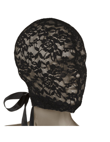 CALEXOTICS - SCANDAL BLACK LACE BALALAVA WITH BOW