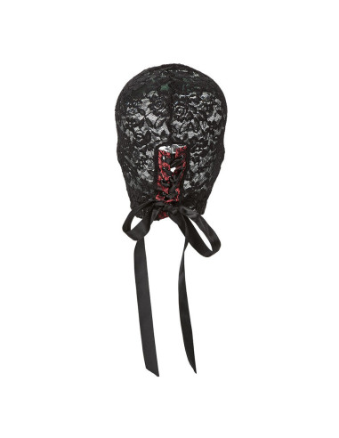 CALEXOTICS - SCANDAL BLACK LACE BALALAVA WITH BOW