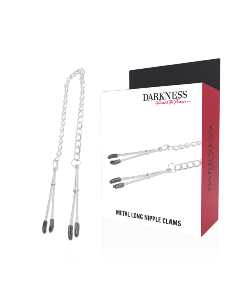 DARKNESS - ADJUSTABLE METAL NIPPLE Clamps