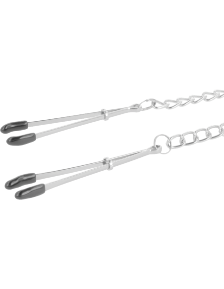 DARKNESS - ADJUSTABLE METAL NIPPLE Clamps
