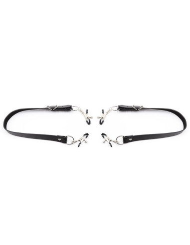 OHMAMA FETISH - CLITORIS CLAMPS WITH LEG STRAPS