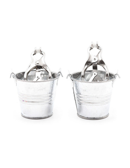 OHMAMA FETISH NIPPLE CLAMPS WITH BUCKETS