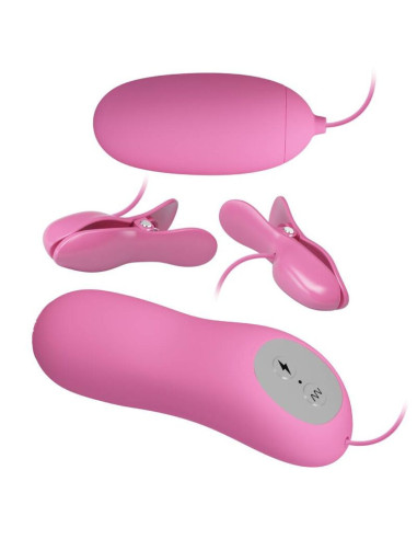 PRETTY LOVE - TWEEZERS WITH VIBRATION AND PINK ELETROSHOCK