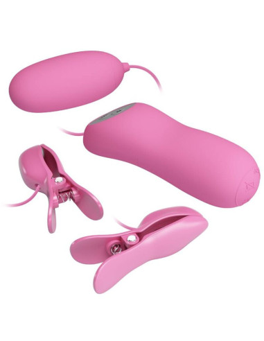 PRETTY LOVE - TWEEZERS WITH VIBRATION AND PINK ELETROSHOCK