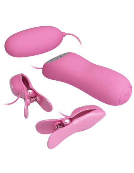 PRETTY LOVE - TWEEZERS WITH VIBRATION AND PINK ELETROSHOCK