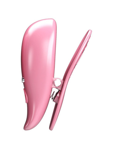 PRETTY LOVE - LEAF VIBRATING NIPPLE CLAMPS PINK
