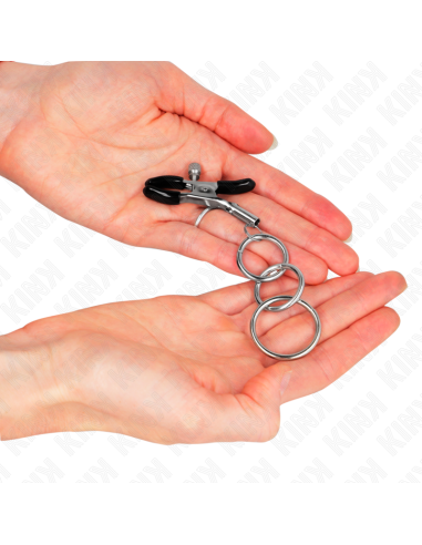 KINK - 3 O-RING NIPPLE CLAMP 6 CM