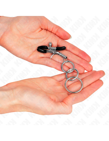 KINK - 3 O-RING NIPPLE CLAMP 6 CM