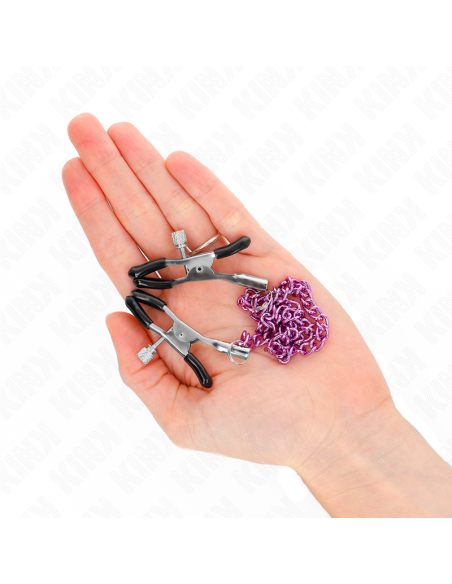 KINK - CHAIN NIPPLE CLAMPS PURPLE 30 CM