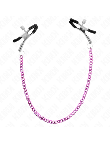 KINK - CHAIN NIPPLE CLAMPS PURPLE 30 CM