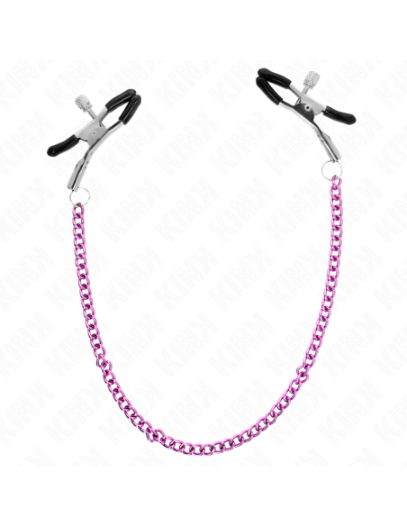 KINK - CHAIN NIPPLE CLAMPS PURPLE 30 CM