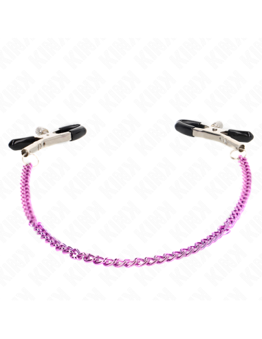 KINK - CHAIN NIPPLE CLAMPS PURPLE 30 CM