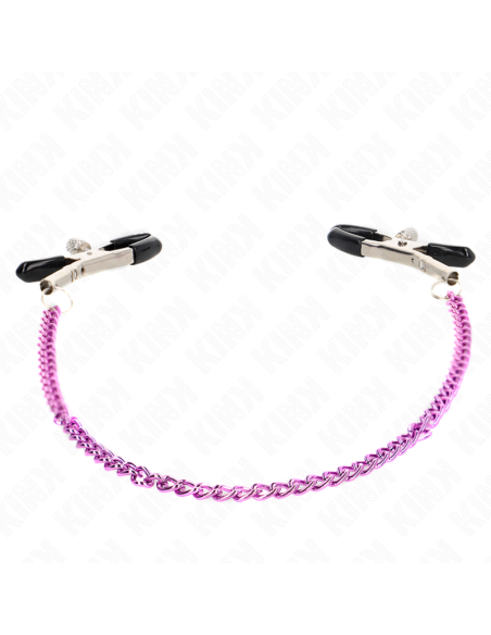 KINK - CHAIN NIPPLE CLAMPS PURPLE 30 CM