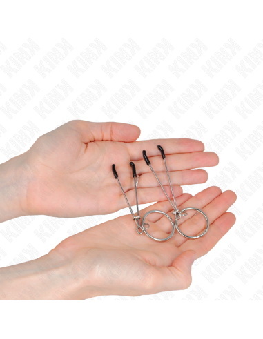KINK - THIN NIPPLE CLAMPS WITH O-RING 7 CM