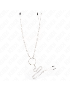 KINK - TRIGUBAS SPENELIŲ IR KLITORIAUS SPAUDIKLIS SU GRANDINE, 1 MODELIS