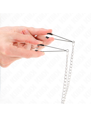 KINK - TRIPLE NIPPLE AND CLIT CLAMPS WITH CHAIN MODEL 1