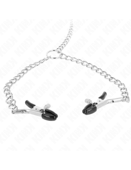 KINK - 4 CHAIN NIPPLE CLAMPS 32 CM WITH LITTLE CHAINS 14 CM